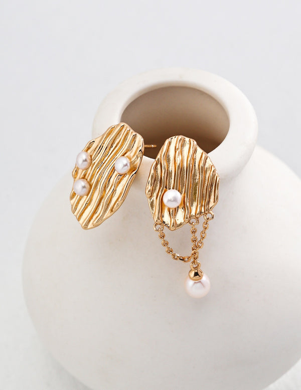 GOLDEN RIPPLE EARRINGS
